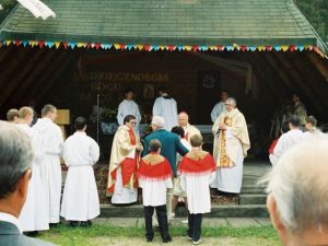 Pierwsza Msza Św. na Żabiance - 14 czerwca 1981 r.