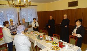 Opłatek wspólnot WŻR i WKC w 'odkupicielu'