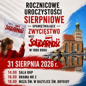 „Solidarność” 31 sierpnia 2026